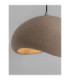 Aere 40cm Dome Pendant Ceiling Light Stone Brown E27 1x12W-6