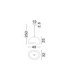 Aere 40cm Dome Pendant Ceiling Light Stone Brown E27 1x12W-7