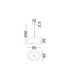 Aere 50cm Dome Pendant Ceiling Light Stone Brown E27 1x12W-7