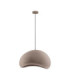 Aere 60cm Dome Pendant Ceiling Light Stone Brown E27 1x12W-1