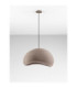 Aere 60cm Dome Pendant Ceiling Light Stone Brown E27 1x12W-3