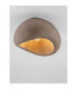 Aere 40cm Semi Flush Ceiling Light Stone Brown E27 1x12W-5