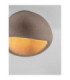 Aere 40cm Semi Flush Ceiling Light Stone Brown E27 1x12W-6