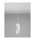 Tempus 18cm Pendant Ceiling Light Stone White LED G9 1x5W-3