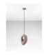 Tempus Short Pendant Ceiling Light Stone Brown LED G9 1x5W-3