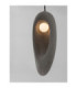 Tempus Tall Pendant Ceiling Light Stone Grey LED G9 1x5W-5