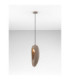 Tempus Tall Pendant Ceiling Light Stone Brown LED G9 1x5W-4