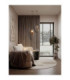 Tempus Tall Pendant Ceiling Light Stone Brown LED G9 1x5W-5