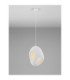 Tempus Pendant Ceiling Light Stone White E27 1x12W-4
