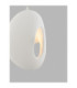Tempus Pendant Ceiling Light Stone White E27 1x12W-5