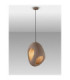Tempus Pendant Ceiling Light Stone Brown E27 1x12W-4