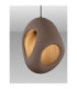 Tempus Pendant Ceiling Light Stone Brown E27 1x12W-5