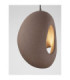 Tempus Pendant Ceiling Light Stone Brown E27 1x12W-6