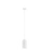 Dome Slim Pendant Ceiling Light Stone White E27 1x12W-1
