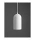 Dome Slim Pendant Ceiling Light Stone White E27 1x12W-5