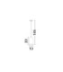Dome Slim Pendant Ceiling Light Stone White E27 1x12W-8