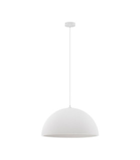 Starla 50cm Dome Pendant Ceiling Light Stone White E27 1x12W-1