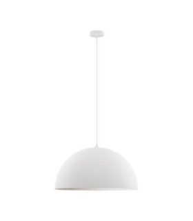 Starla 60cm Dome Pendant Ceiling Light Stone White E27 1x12W-1