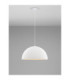 Starla 60cm Dome Pendant Ceiling Light Stone White E27 1x12W-4