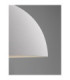 Starla 60cm Dome Pendant Ceiling Light Stone White E27 1x12W-5