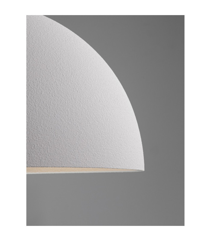 Starla 60cm Dome Pendant Ceiling Light Stone White E27 1x12W-5