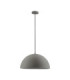 Starla 50cm Dome Pendant Ceiling Light Stone Grey E27 1x12W-1