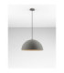 Starla 50cm Dome Pendant Ceiling Light Stone Grey E27 1x12W-4