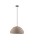 Starla 50cm Dome Pendant Ceiling Light Stone Brown E27 1x12W-1