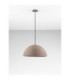 Starla 50cm Dome Pendant Ceiling Light Stone Brown E27 1x12W-3