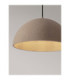 Starla 50cm Dome Pendant Ceiling Light Stone Brown E27 1x12W-5