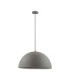 Starla 60cm Dome Pendant Ceiling Light Stone Grey E27 1x12W-1