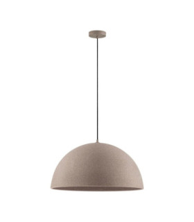 Starla 60cm Dome Pendant Ceiling Light Stone Brown E27 1x12W-1