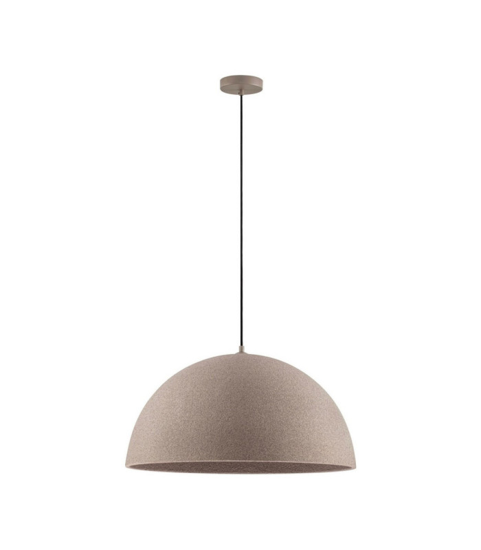 Starla 60cm Dome Pendant Ceiling Light Stone Brown E27 1x12W-1
