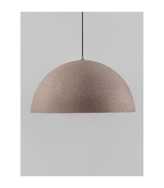 Starla 60cm Dome Pendant Ceiling Light Stone Brown E27 1x12W-5