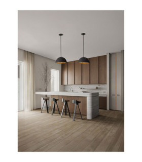 Talcum 32cm Dome Pendant Ceiling Light Black E27 1x12W-2