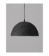 Talcum 32cm Dome Pendant Ceiling Light Black E27 1x12W-6
