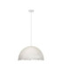Lalu 60cm Dome Pendant Ceiling Light Sandy White E27 1x12W-1