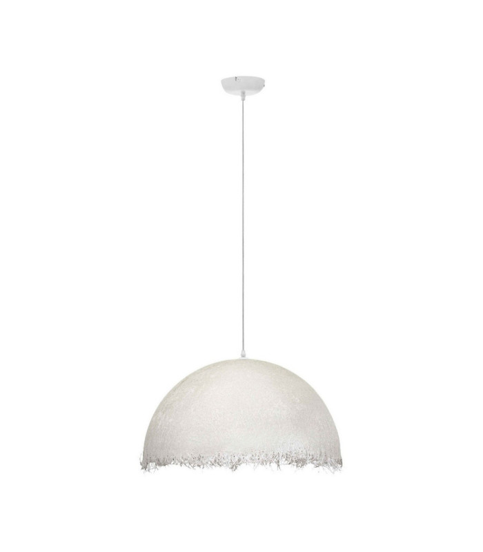 Lalu 60cm Dome Pendant Ceiling Light Sandy White E27 1x12W-1