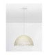 Lalu 60cm Dome Pendant Ceiling Light Sandy White E27 1x12W-4