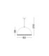 Lalu 60cm Dome Pendant Ceiling Light Sandy White E27 1x12W-8