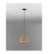 Joelle 30cm Dome Pendant Ceiling Light Rough Oak E27 1x12W-4