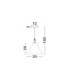 Joelle 30cm Dome Pendant Ceiling Light Rough Oak E27 1x12W-9
