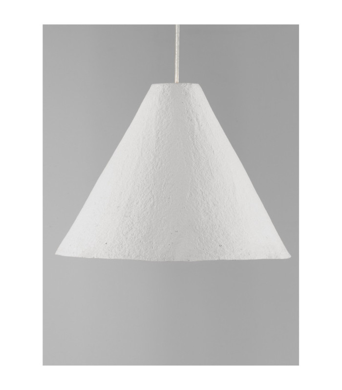 Joelle 30cm Dome Pendant Ceiling Light Rough White E27 1x12W-5