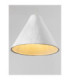 Joelle 30cm Dome Pendant Ceiling Light Rough White E27 1x12W-6
