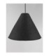 Joelle 30cm Dome Pendant Ceiling Light Rough Black E27 1x12W-2