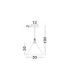 Joelle 30cm Dome Pendant Ceiling Light Rough Black E27 1x12W-6