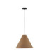 Joelle 45cm Dome Pendant Ceiling Light Rough Oak E27 1x12W-1