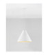 Joelle 45cm Dome Pendant Ceiling Light Rough White E27 1x12W-4
