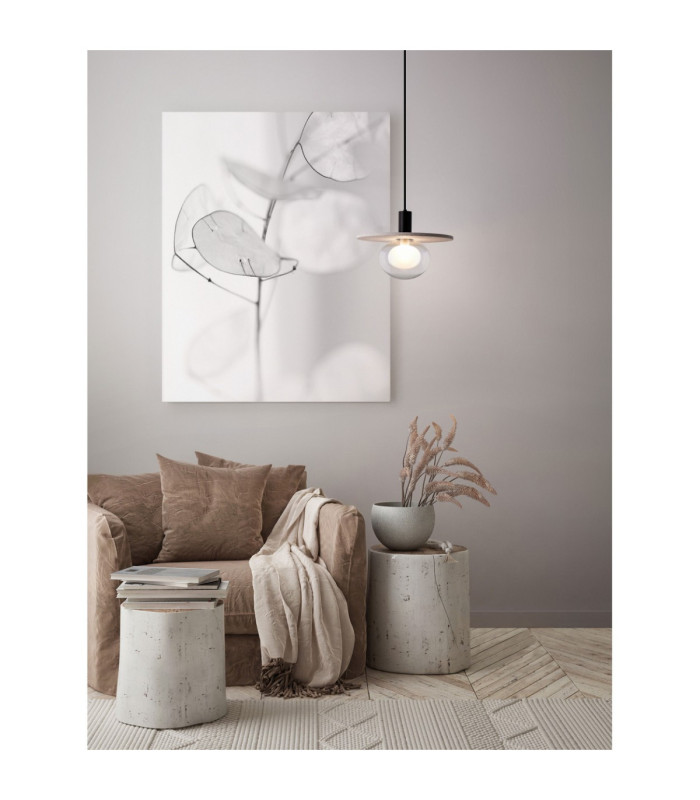 Vrahos Dome Pendant Ceiling Light Beige E27 1x12W-2