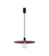 Vrahos Dome Pendant Ceiling Light Red E27 1x12W-1
